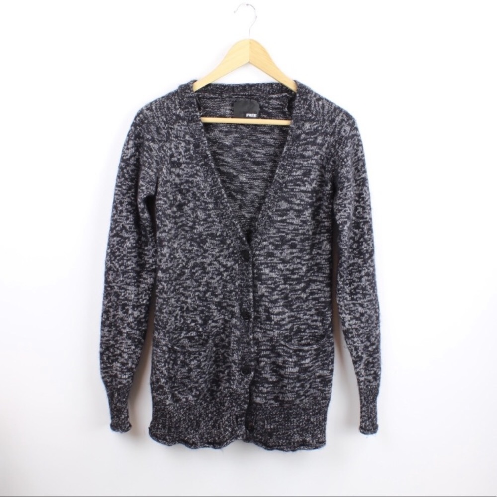 WILFRED | XS WOOL MOHAIR ALPACA CARDIGAN ARITZIA - Picture 3 of 8